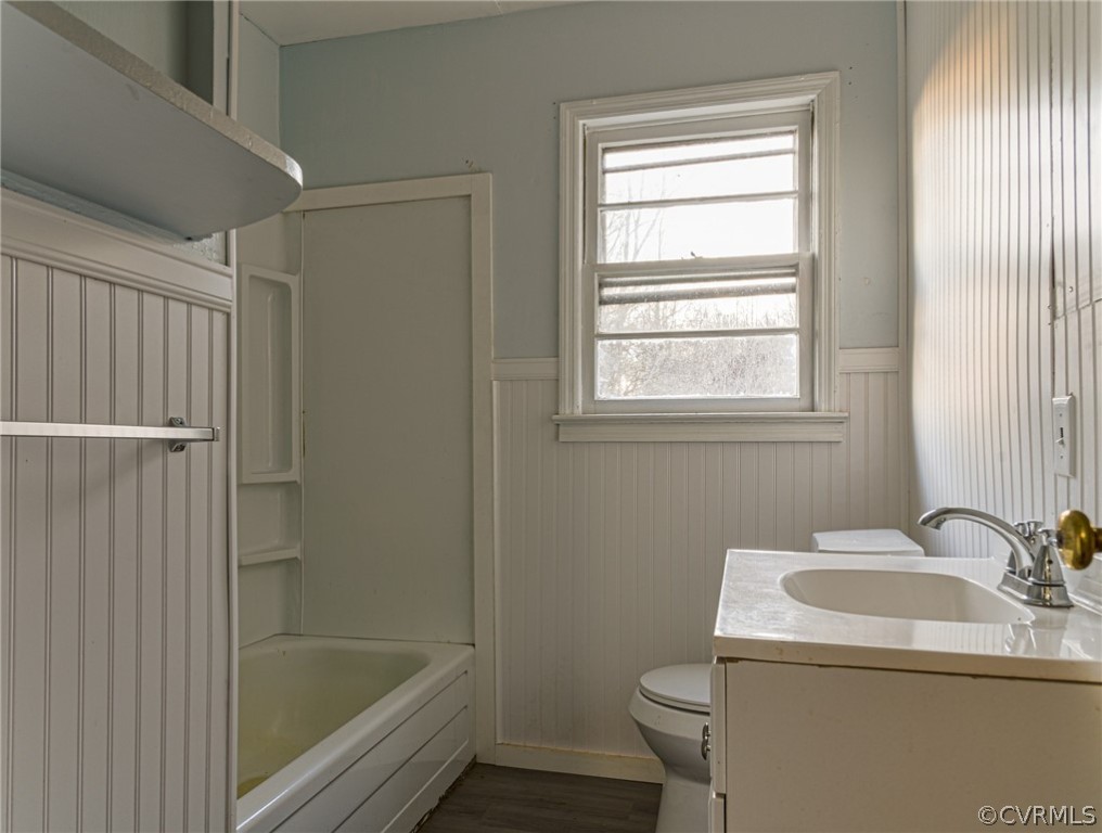 3071 Afton Grove Road Kenbridge, VA 23944 - Photo 10 of 30 a bathroom with a sink toilet and shower
