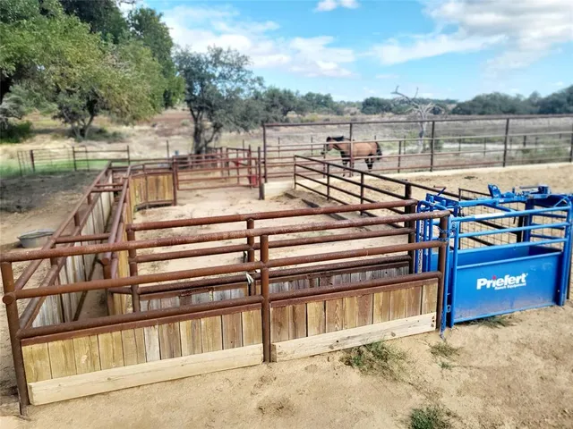 a view of a swimming pool with outdoor seating and plants