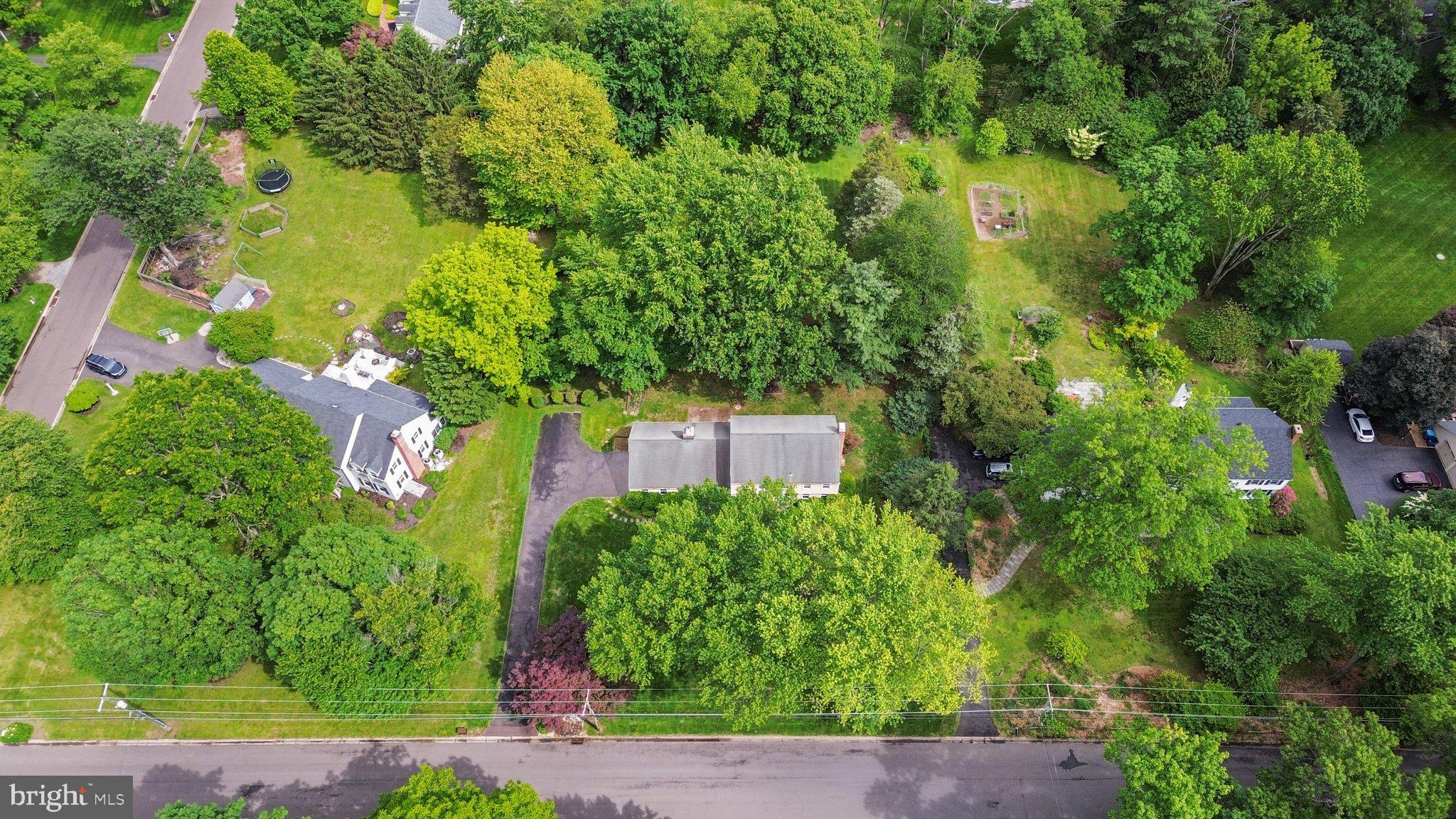 741 Spring Valley Road Doylestown, PA 18901 - Photo 9 of 41 an aerial view of a house with yard