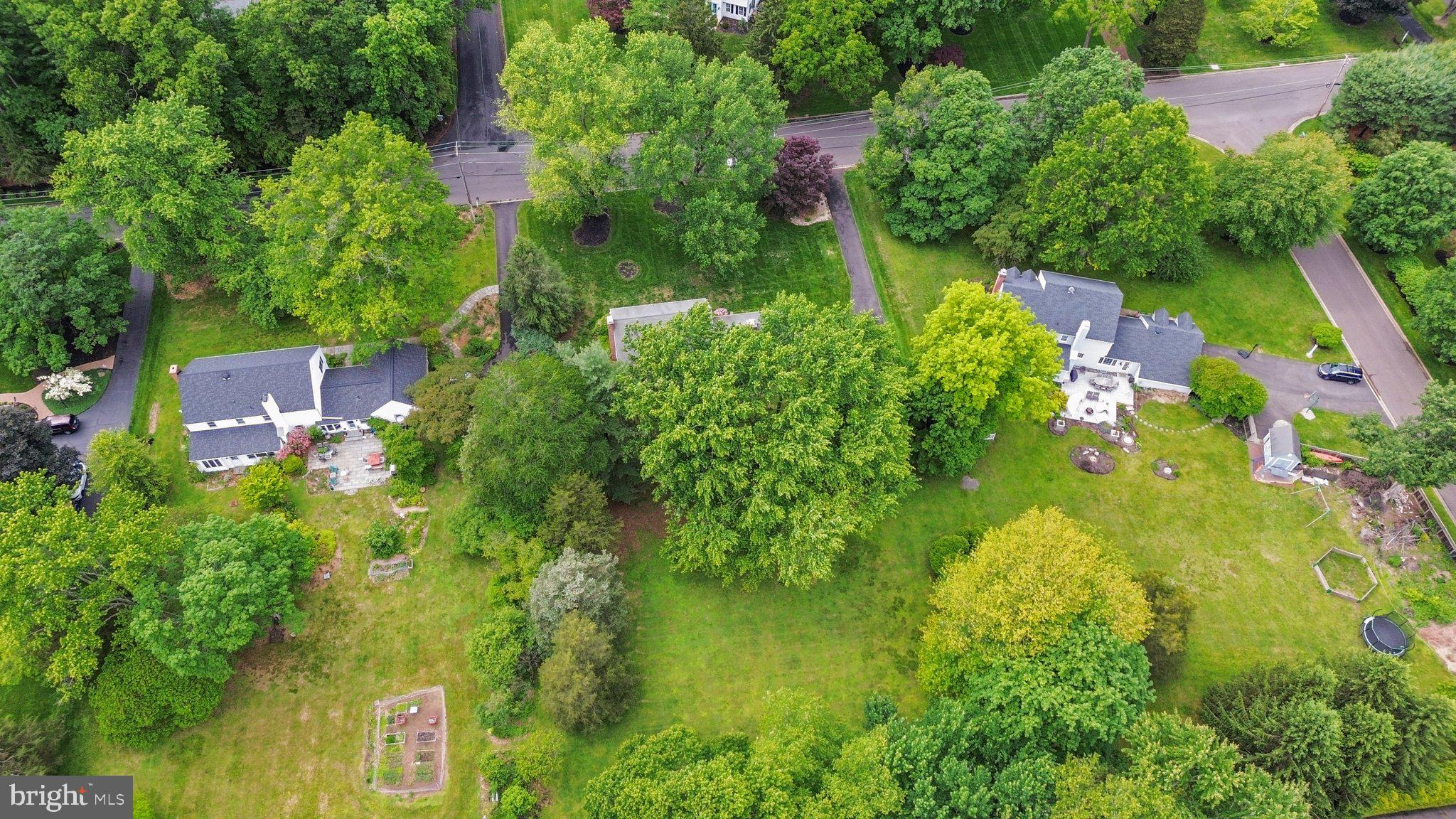741 Spring Valley Road Doylestown, PA 18901 - Photo 10 of 41 an aerial view of residential house with outdoor space and trees all around