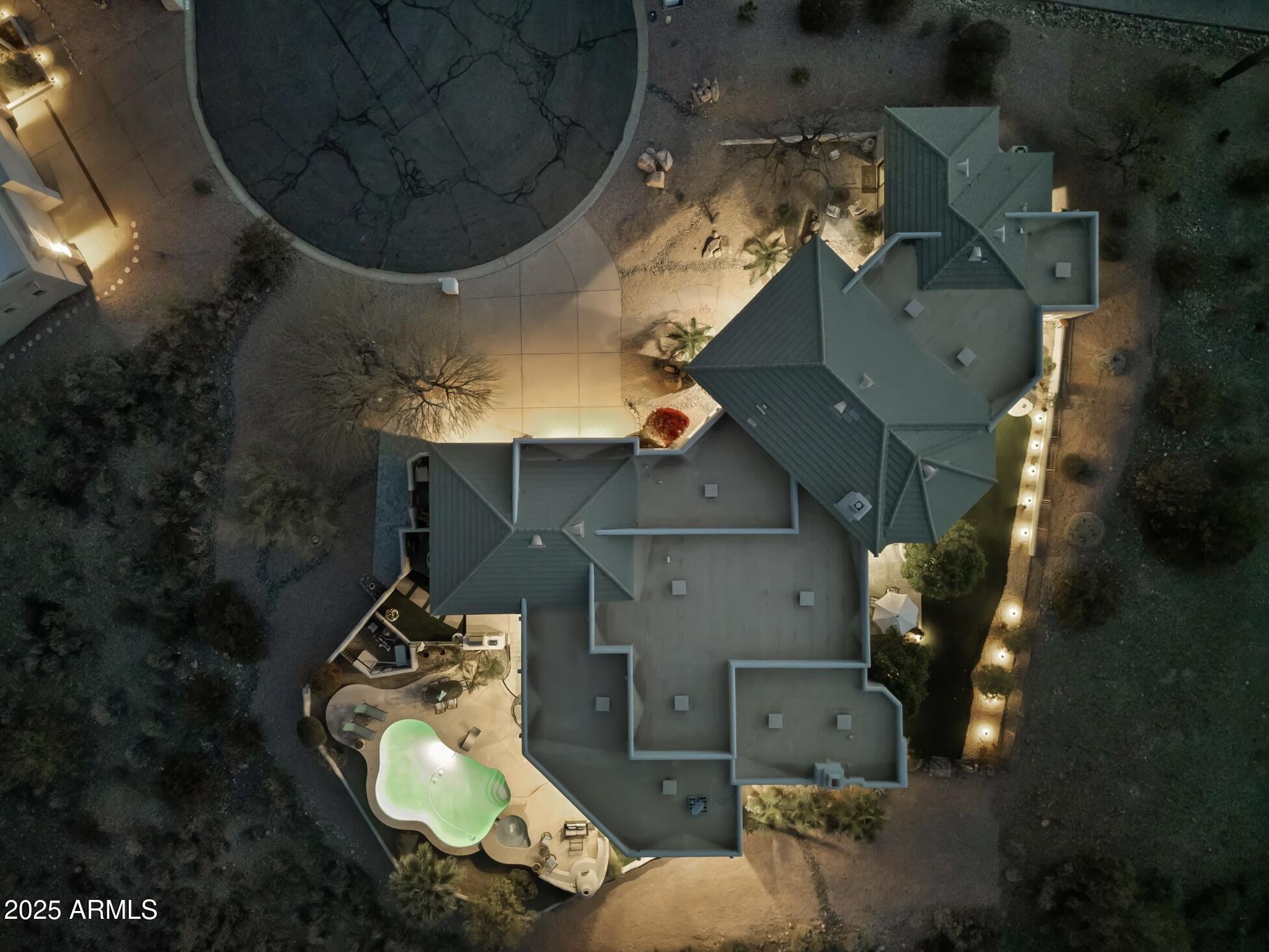 15730 East Eagle Crest Road Fountain Hills, AZ 85268 - Photo 76 of 77 an aerial view of a house with outdoor space
