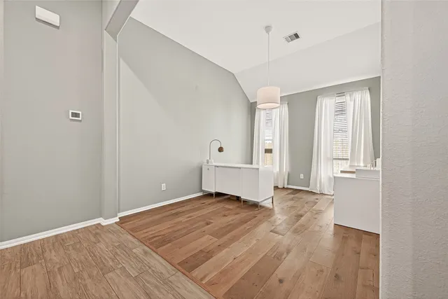 wooden floor in an empty room