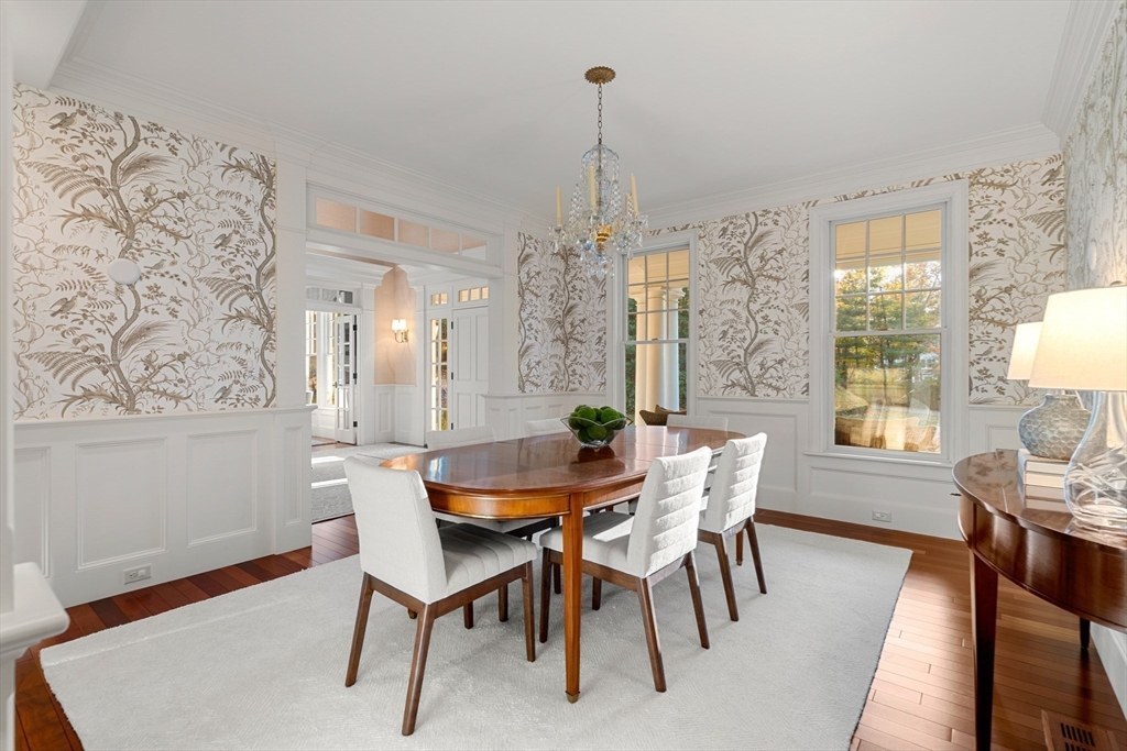 427 B Ipswich Road Boxford, MA 01921 - Photo 20 of 42 a view of a dining room with furniture window and outside view
