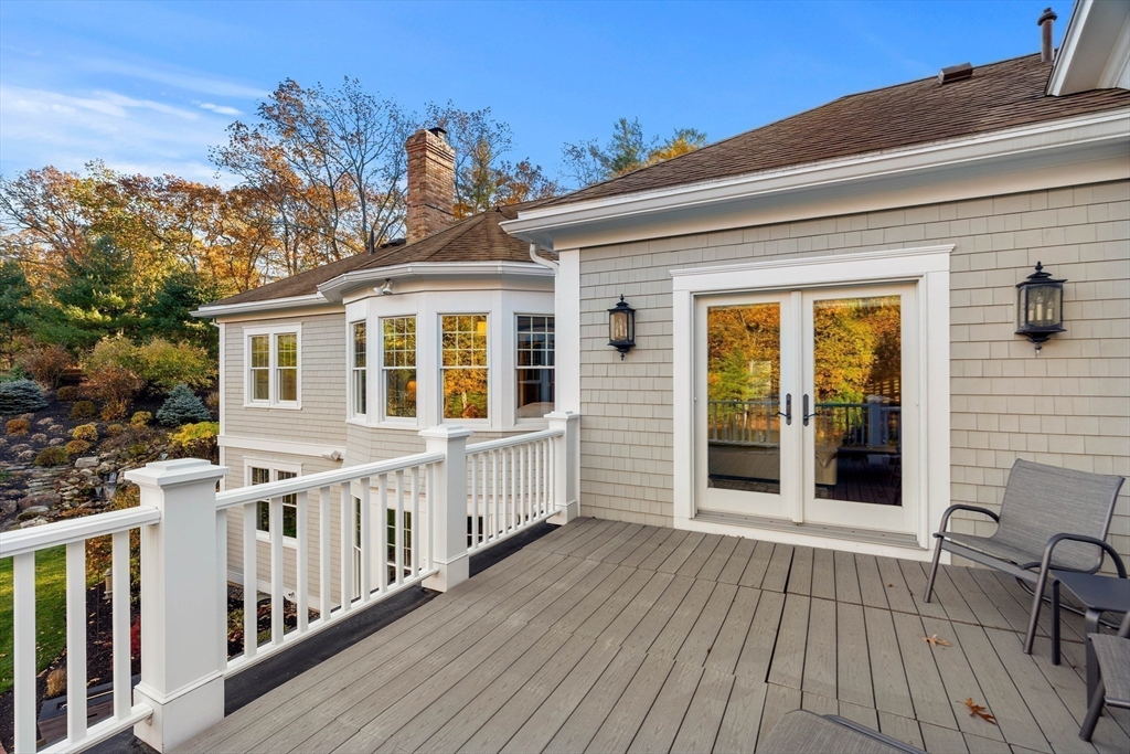 427 B Ipswich Road Boxford, MA 01921 - Photo 24 of 42 a view of a house with wooden deck