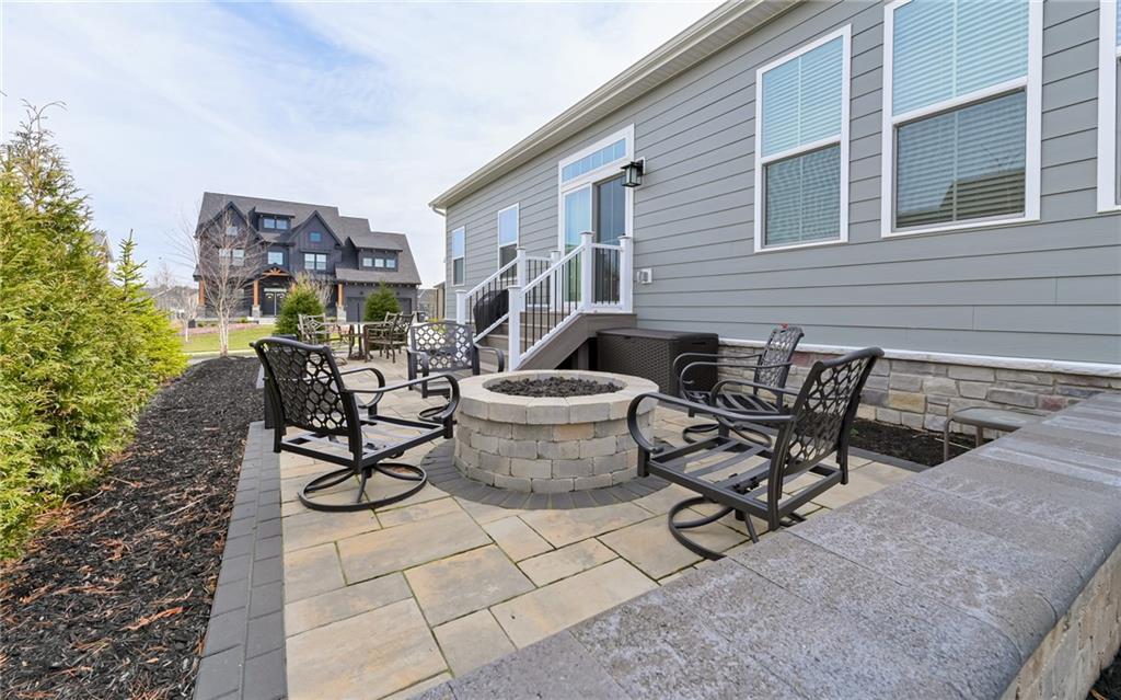 3044 Spruce Road Gibsonia, PA 15044 - Photo 25 of 25 a view of a patio with couple of chairs and potted plants