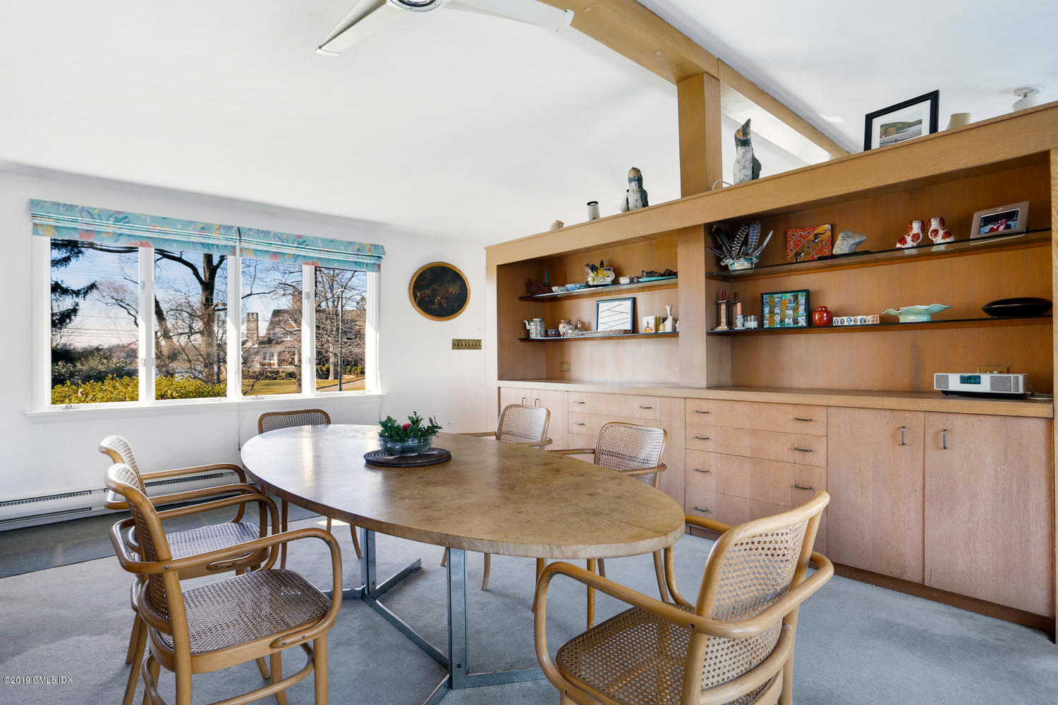 90 Club Road Riverside, CT 06878 - Photo 10 of 20 a view of a dining room with furniture window and outside view