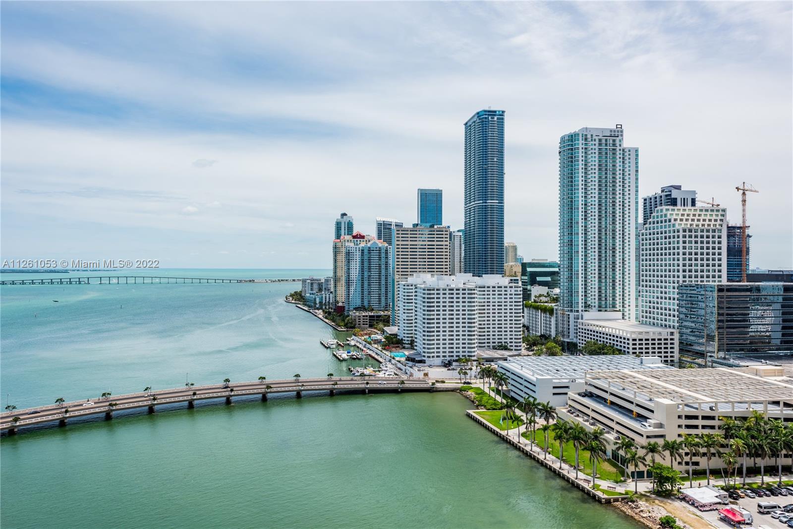 801 Brickell Key Boulevard, Unit 2401 Miami, FL 33131 - Photo 22 of 35 a view of a city with tall buildings