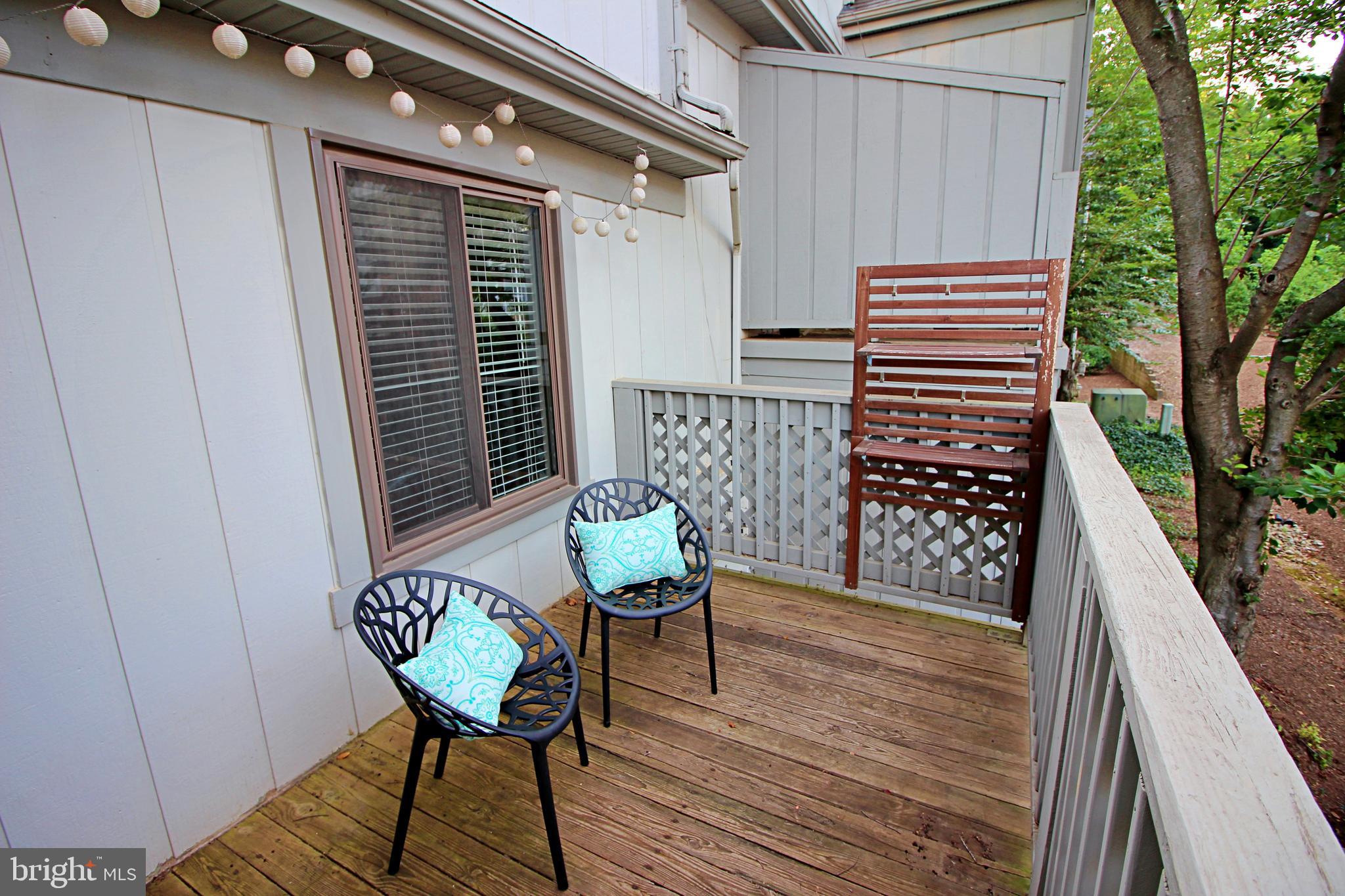 2233 Hunter's Run Drive Reston, VA 20191 - Photo 6 of 50 a view of a balcony with furniture