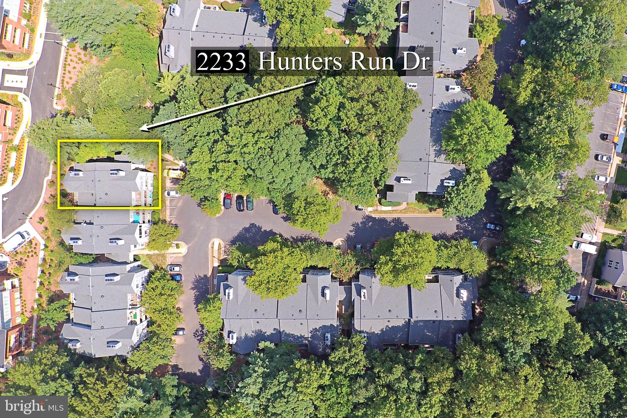 2233 Hunter's Run Drive Reston, VA 20191 - Photo 7 of 50 an aerial view of residential houses with outdoor space