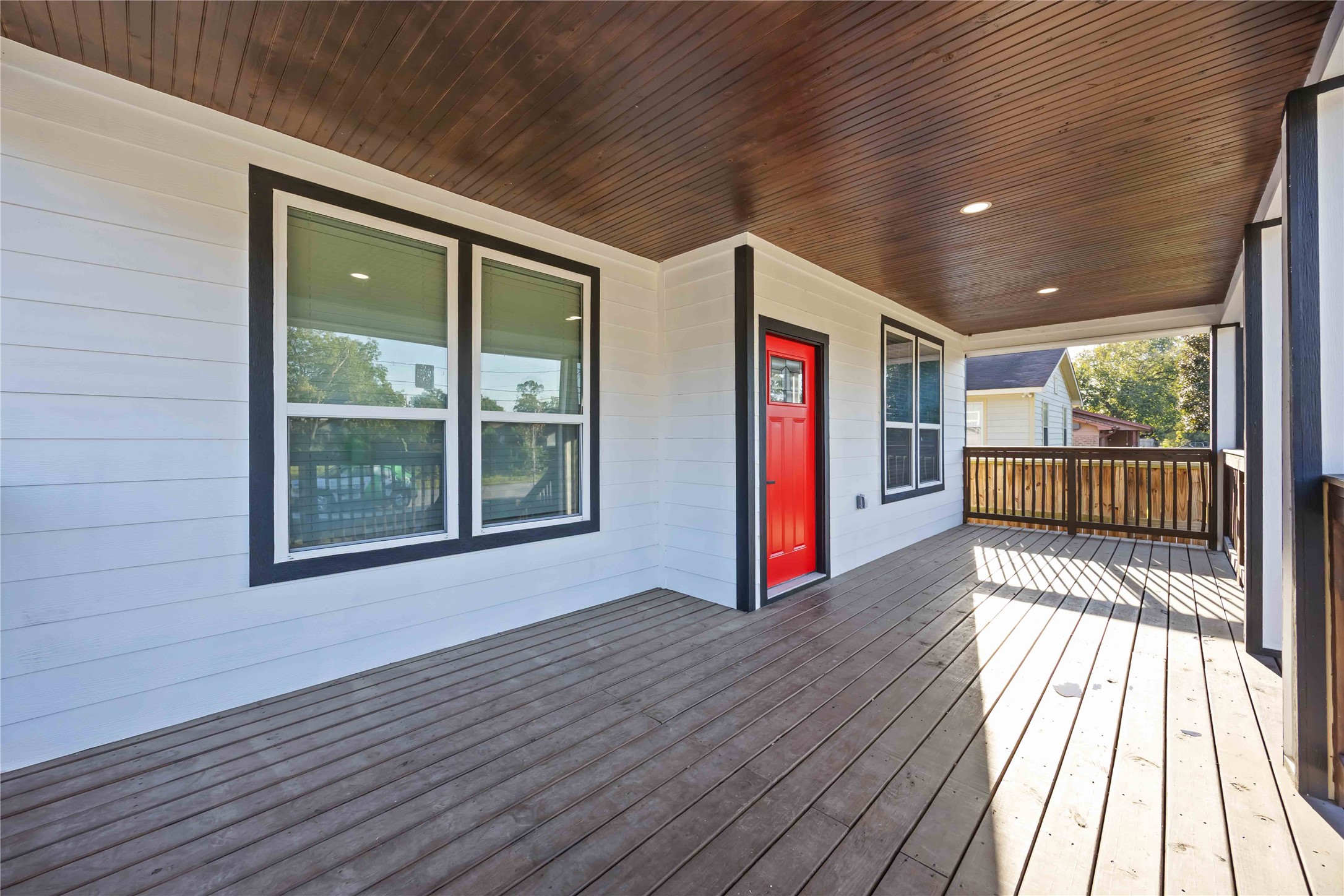 813 Fortune Street Houston, TX 77088 - Photo 24 of 27 a view of entryway with wooden floor