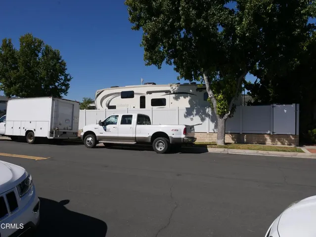 a car parked in front of a house