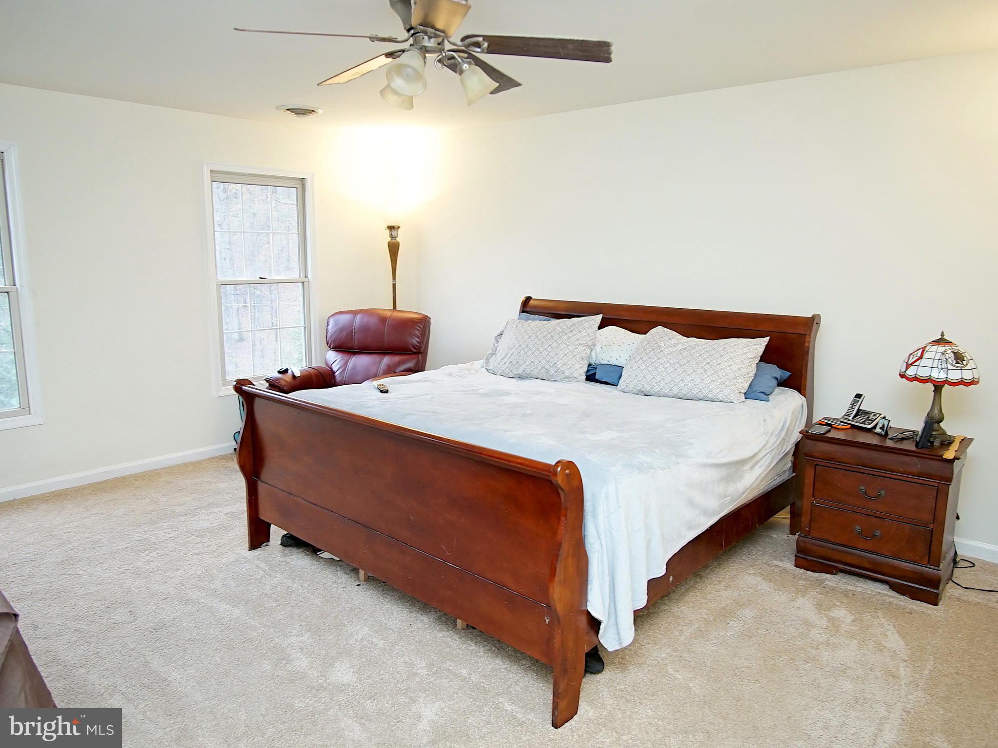 7732 Talbot Run Road Mount Airy, MD 21771 - Photo 23 of 53 Master bedroom #1 with ceiling fan