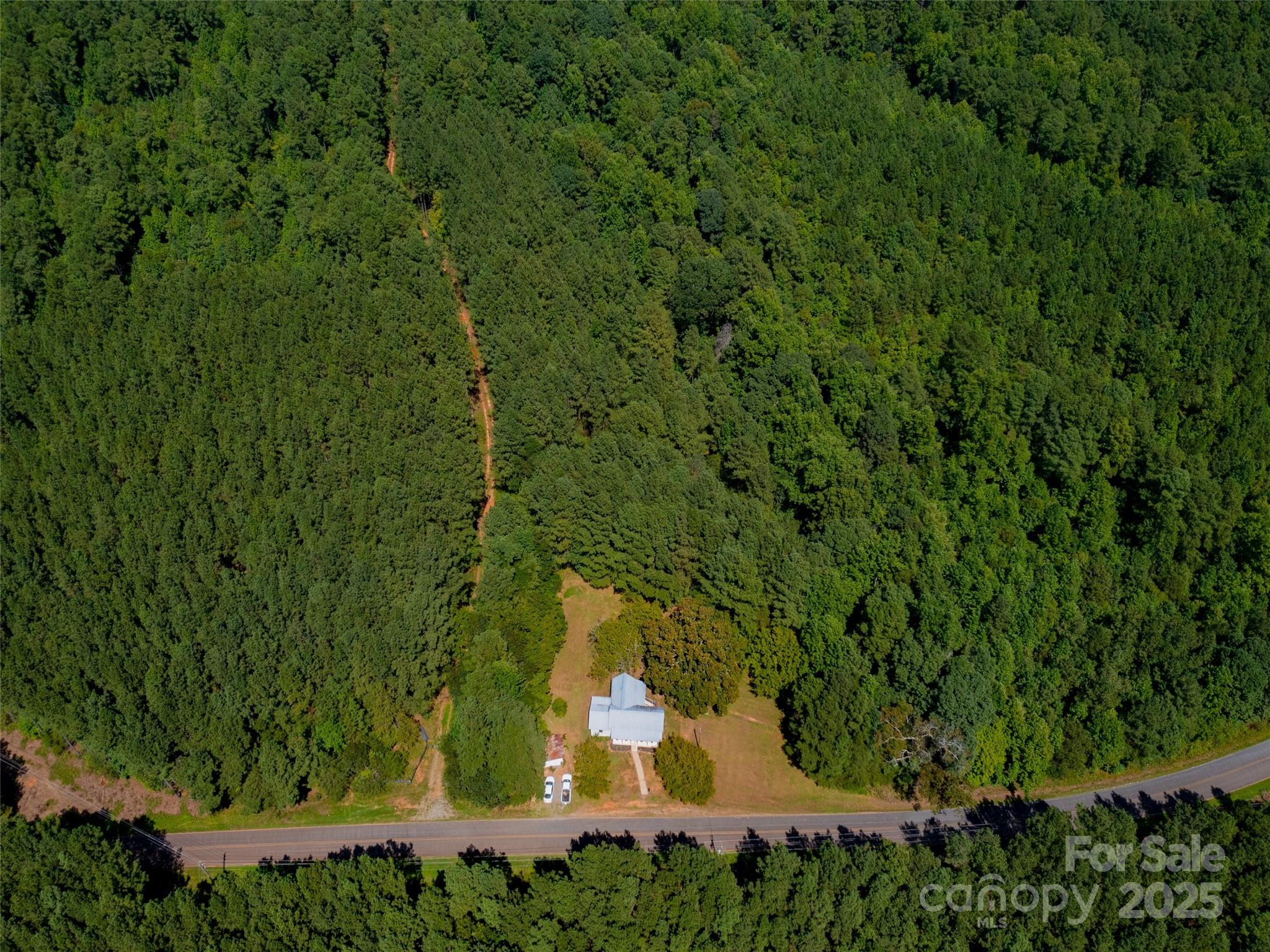 1343 Solen Williams Road Tryon, NC 28782 - Photo 4 of 17 an aerial view of a house with a yard