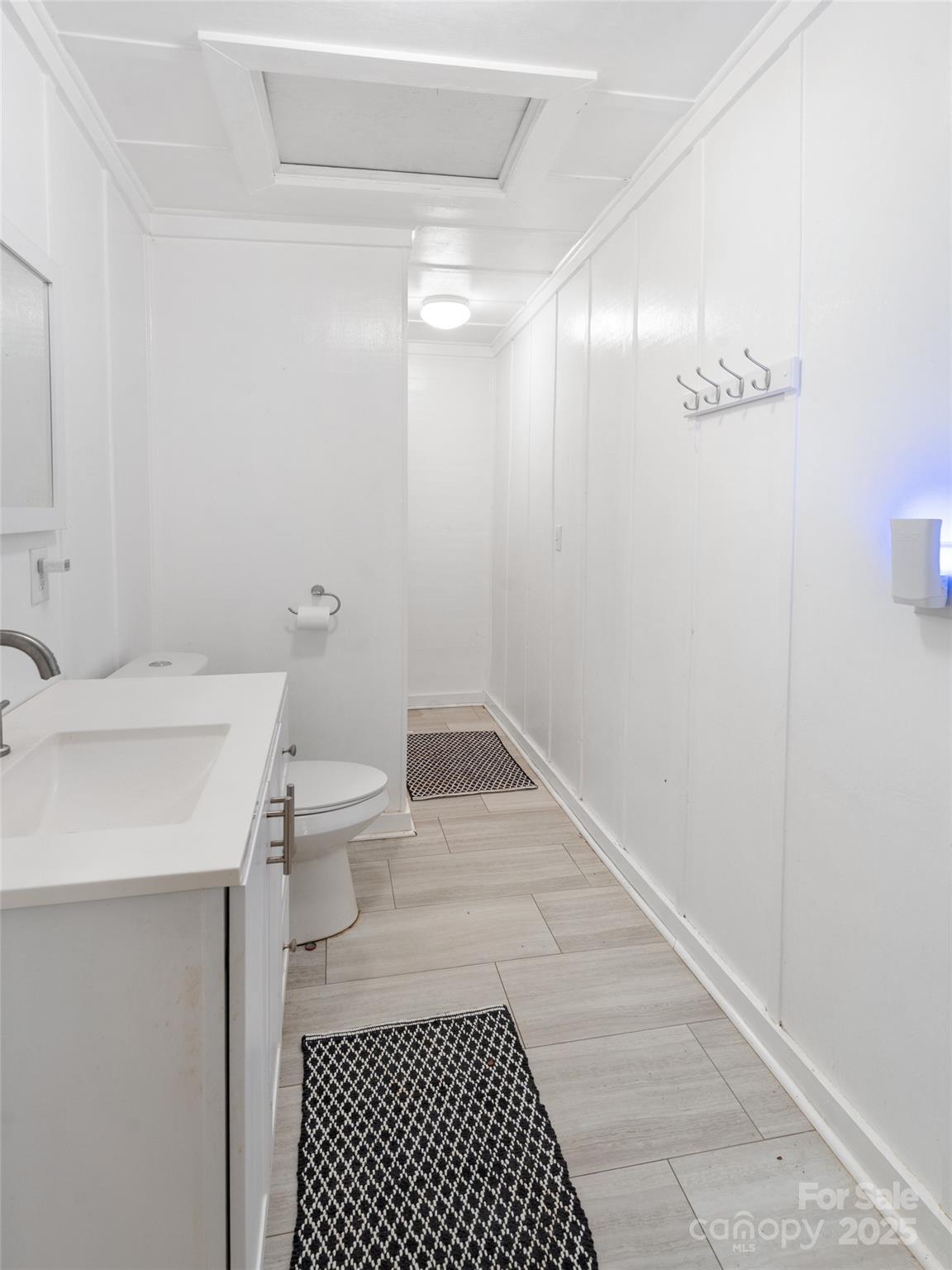 1343 Solen Williams Road Tryon, NC 28782 - Photo 10 of 17 a bathroom with a sink a toilet and a mirror