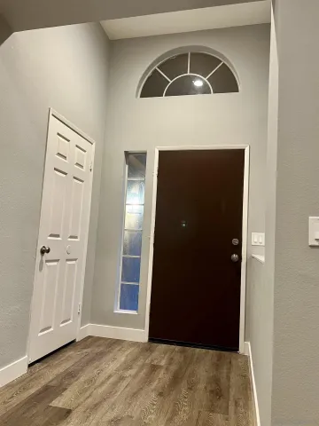 a view of front door of a house