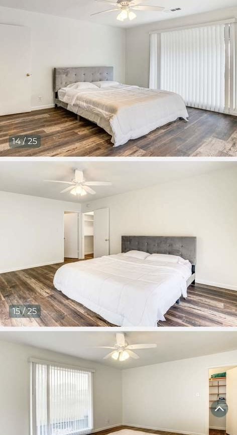 4723 Merwin Street Houston, TX 77027 - Photo 27 of 29 a bedroom with a bed
