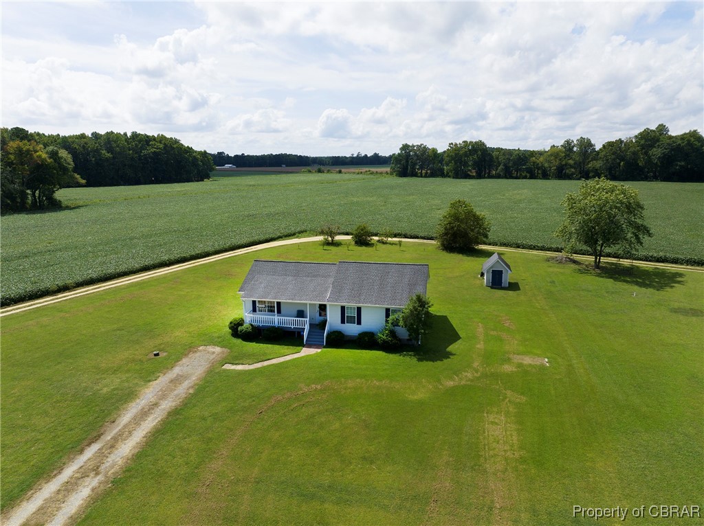 118 Edwards Court Dutton, VA 23050 - Photo 4 of 24 Birds eye view of property with a rural view