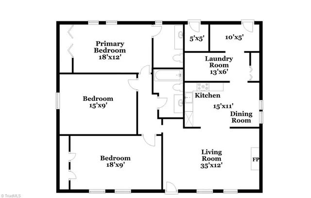 $1,595 | 3106 Ulster Avenue, Greensboro, NC 27406