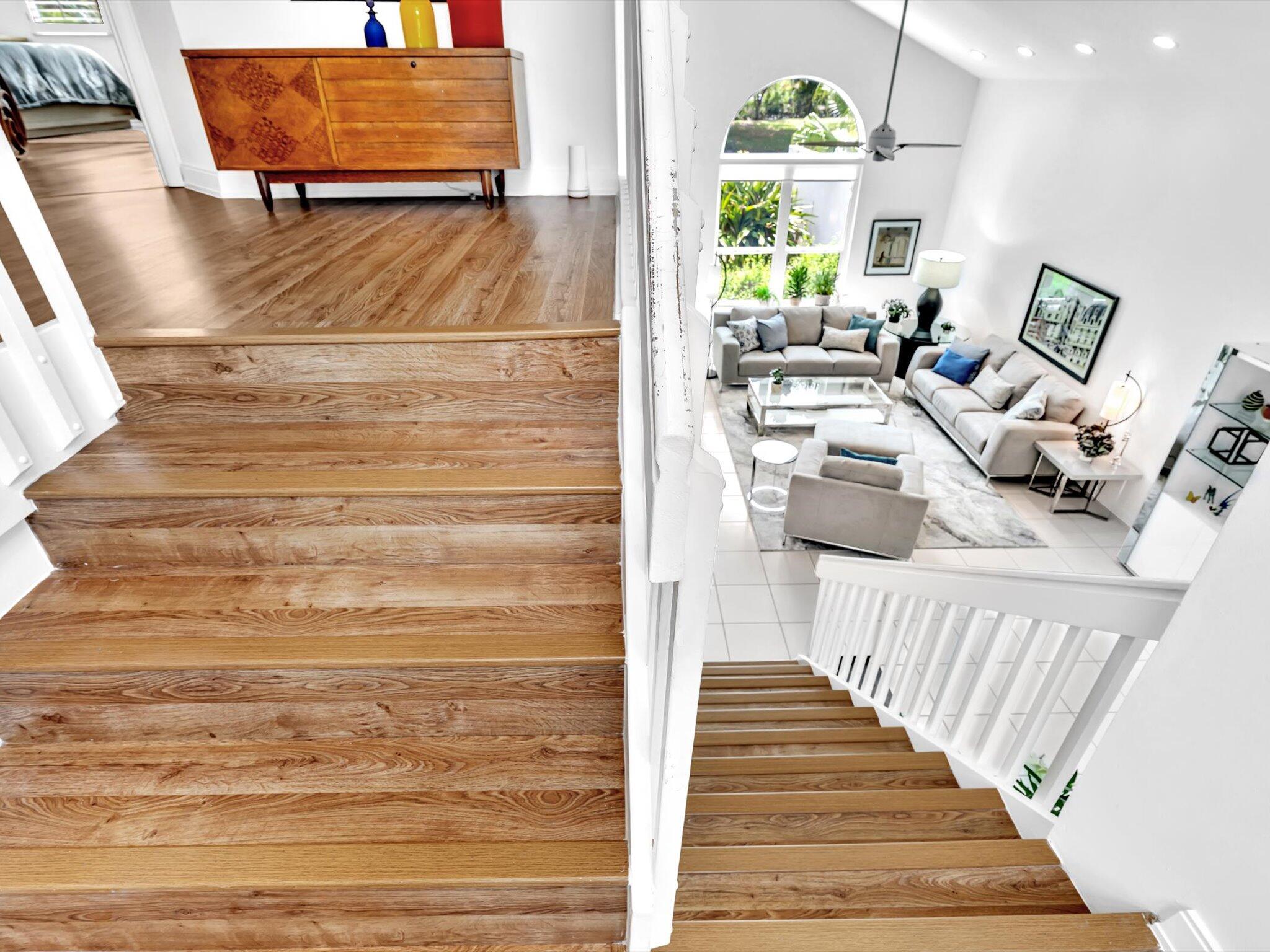 6307 Via Palladium Boca Raton, FL 33433 - Photo 48 of 85 a view of entryway and hall with wooden floor