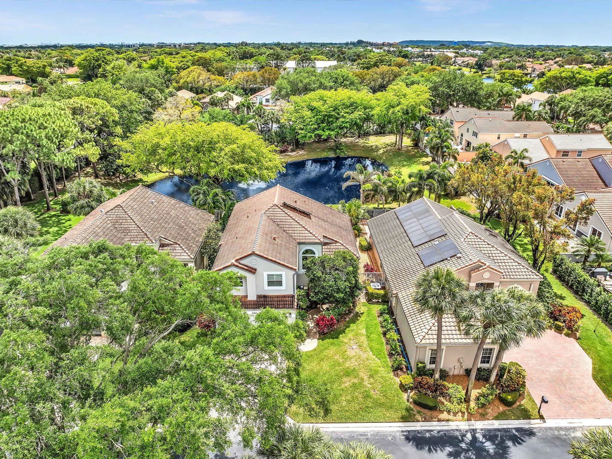 6307 Via Palladium Boca Raton, FL 33433 - Photo 67 of 85 an aerial view of residential houses with outdoor space