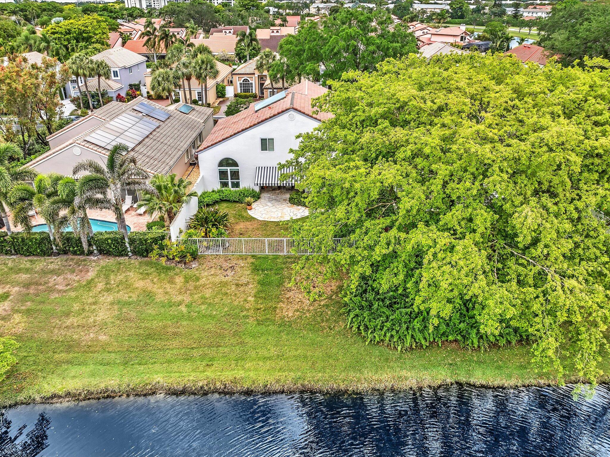 6307 Via Palladium Boca Raton, FL 33433 - Photo 72 of 85 a aerial view of a house with a yard basket ball court and outdoor seating
