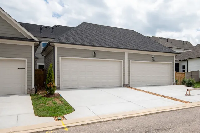 a view of a lake with a patio