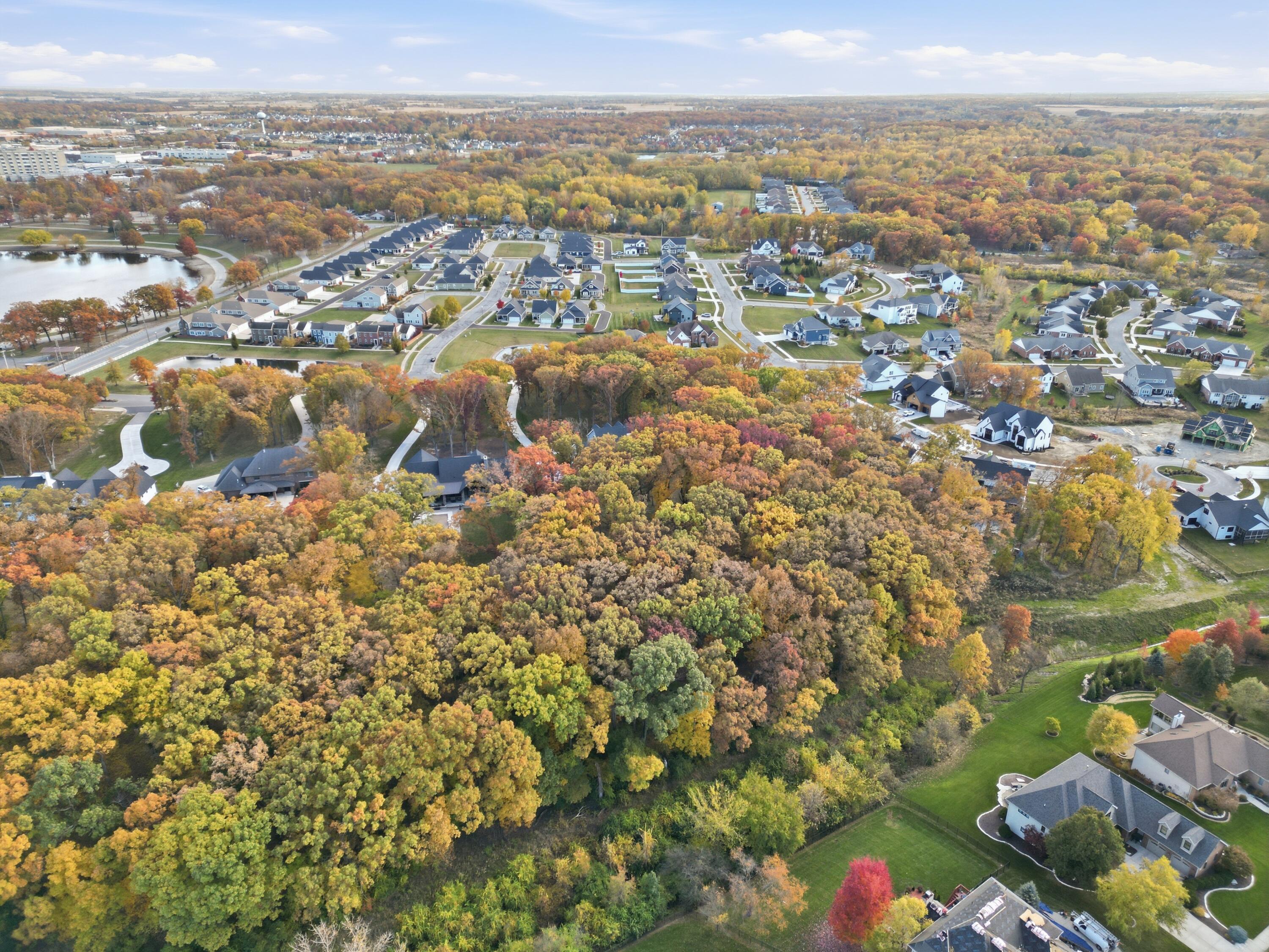 804 Shannon Drive Crown Point, IN 46307 - Photo 68 of 71 an aerial view of residential houses with outdoor space