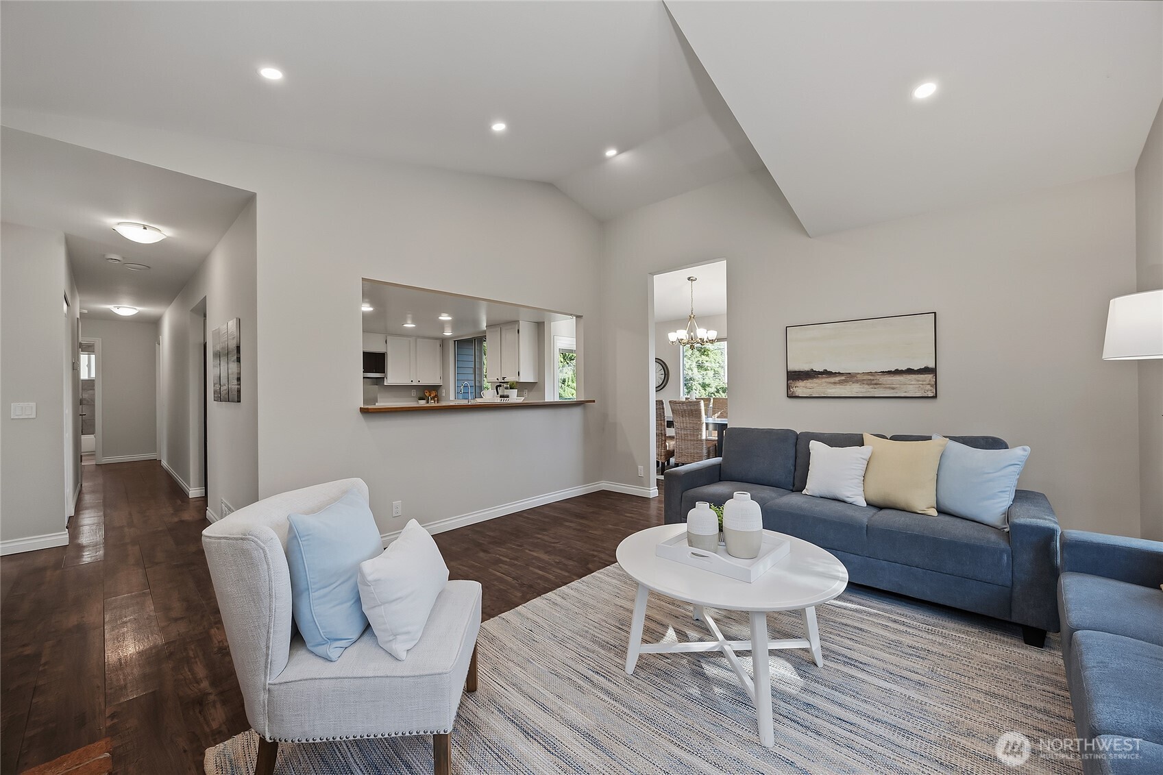23707 Meridian Place West Bothell, WA 98021 - Photo 6 of 40 a living room with furniture and a wooden floor