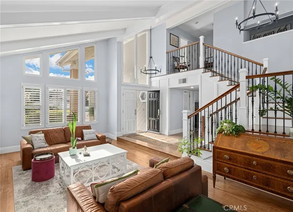 a bedroom with furniture and a table