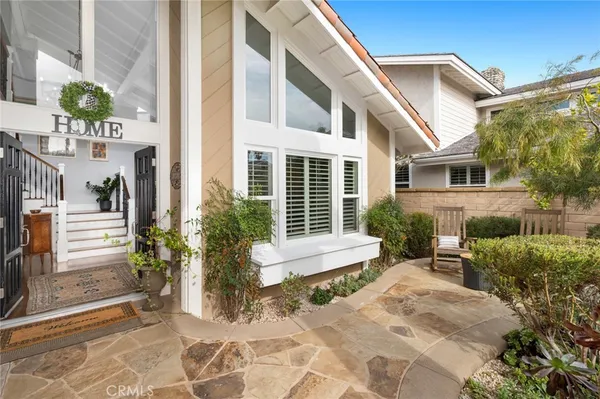 a house with a outdoor space