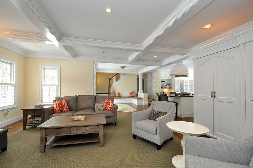 19 Meadowbrook Road Weston, MA 02493 - Photo 15 of 30 a living room with furniture and a wooden floor