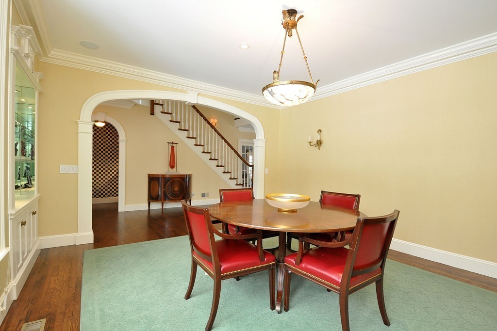 19 Meadowbrook Road Weston, MA 02493 - Photo 7 of 30 a view of a dining room with furniture window and wooden floor