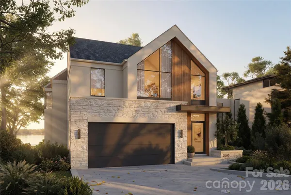 a front view of house with yard