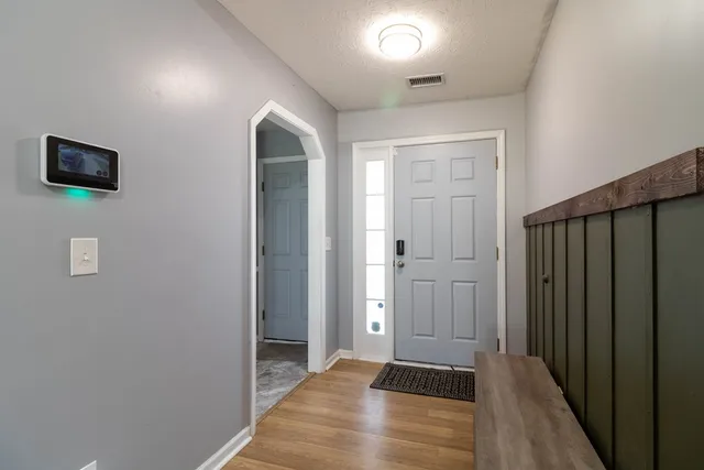 wooden floor in a gallery