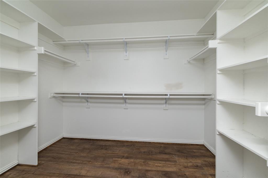 405 Kimbrough Road Azle, TX 76020 - Photo 21 of 39 a view of an empty walk in closet