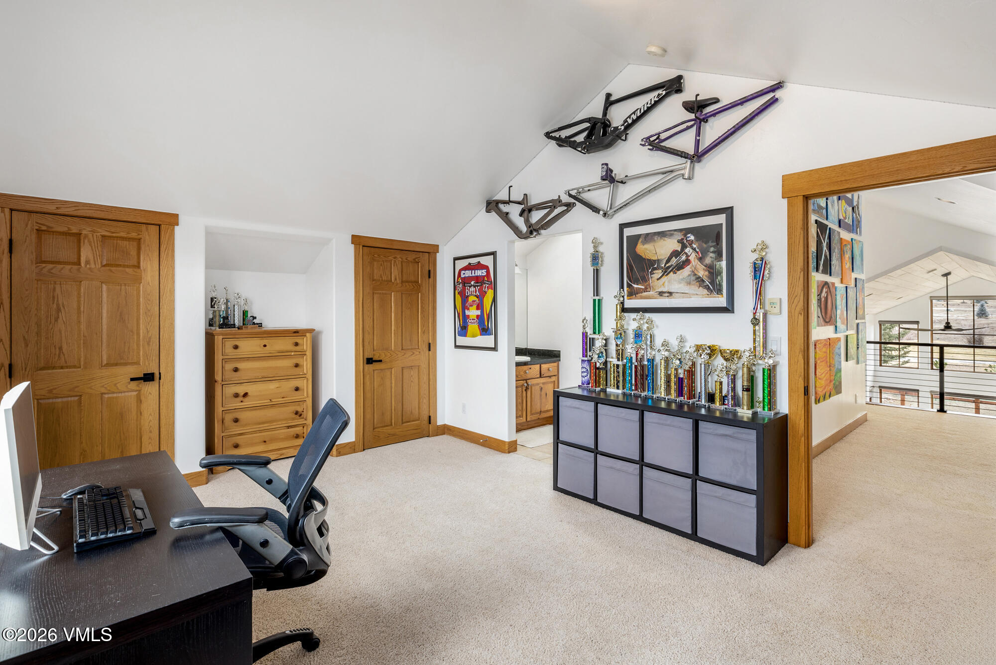2044 Eagle Ranch Road Eagle, CO 81631 - Photo 19 of 39 a view of a workspace with furniture and a window