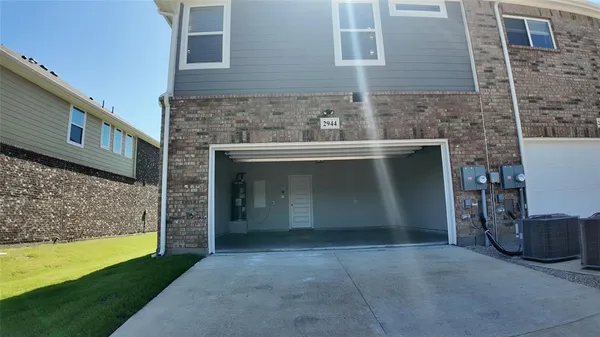 a house view with a outdoor space
