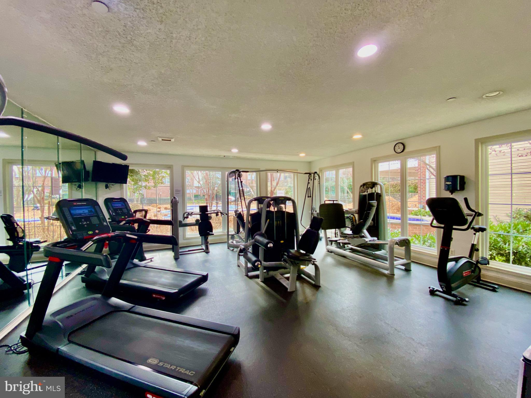 1501 Lincoln Way, Unit 101 McLean, VA 22102 - Photo 19 of 23 a view of a room with gym equipment