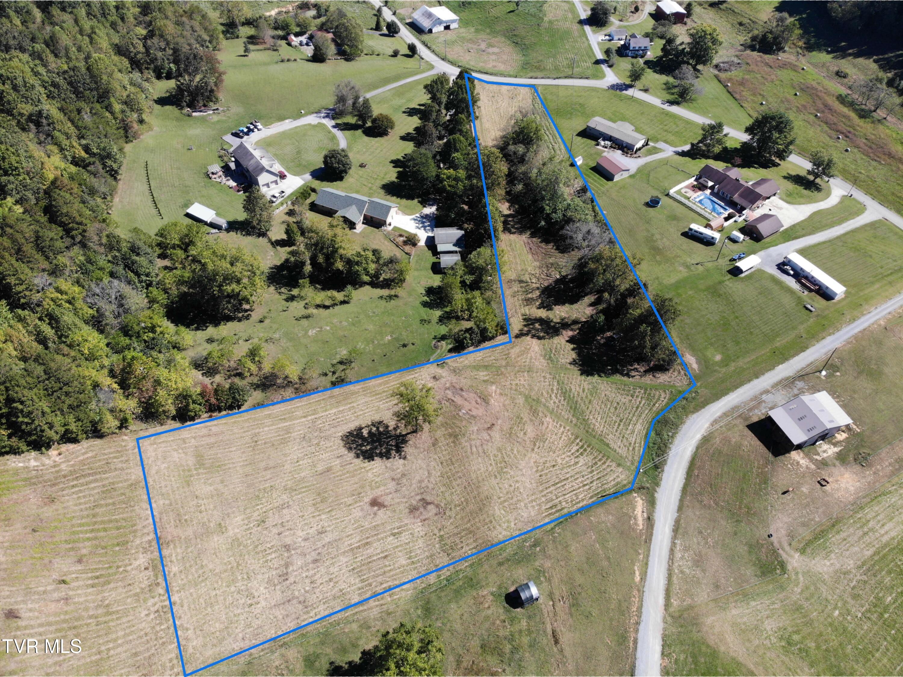 Tbd Hunting Hill Road, Unit 5 Piney Flats, TN 37686 - Photo 5 of 5 Aerial Lot 5 Boundaries RS