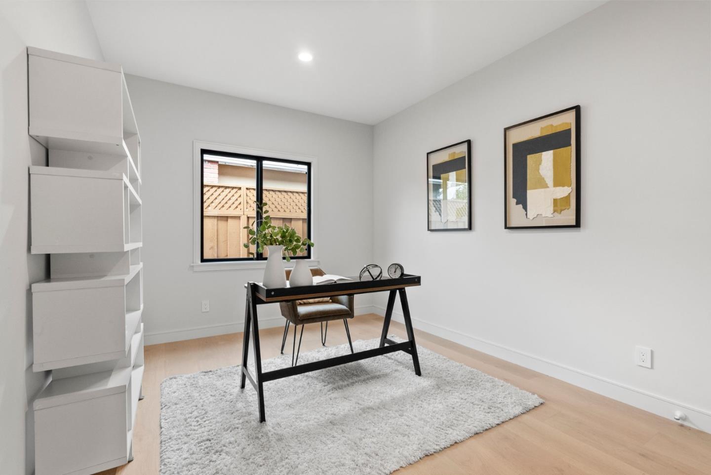 829 Sutter Avenue Sunnyvale, CA 94086 - Photo 21 of 36 a view of a workspace with furniture and a window