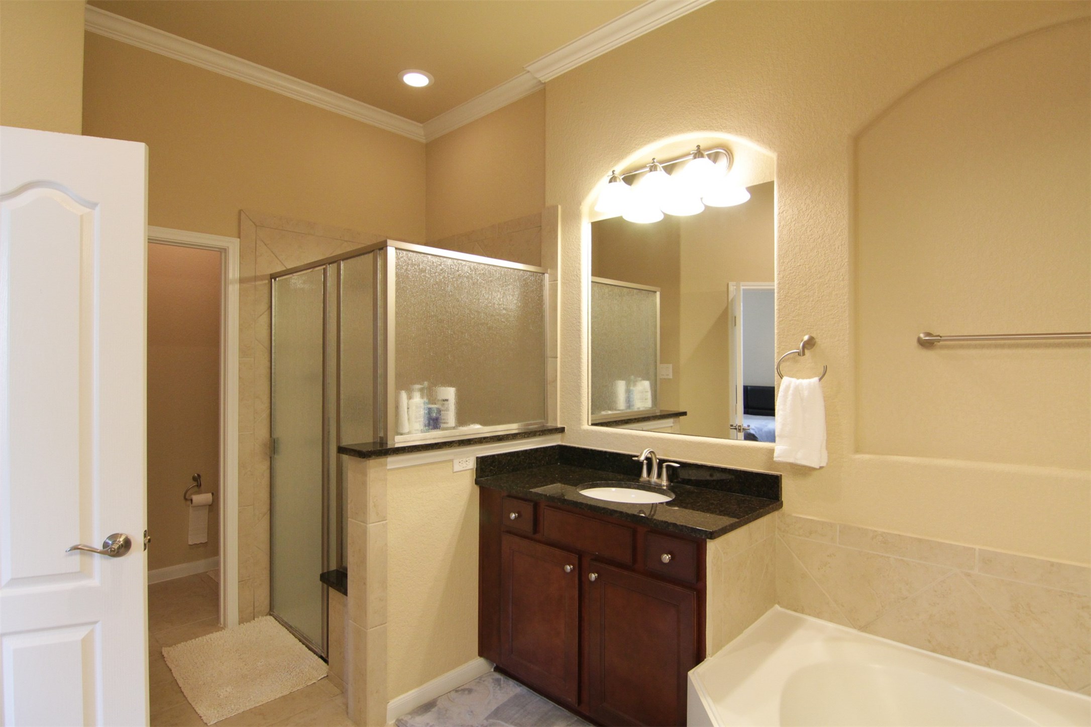1423 Ralston Branch Way Sugar Land, TX 77479 - Photo 24 of 43 separate walk-in shower with 5 shower heads and water closet