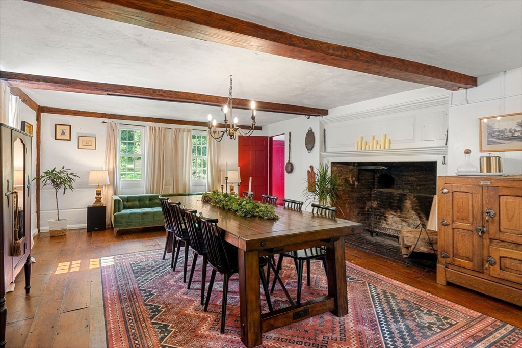 161 Spofford Road Boxford, MA 01921 - Photo 9 of 30 a view of a dining room with furniture window and wooden floor