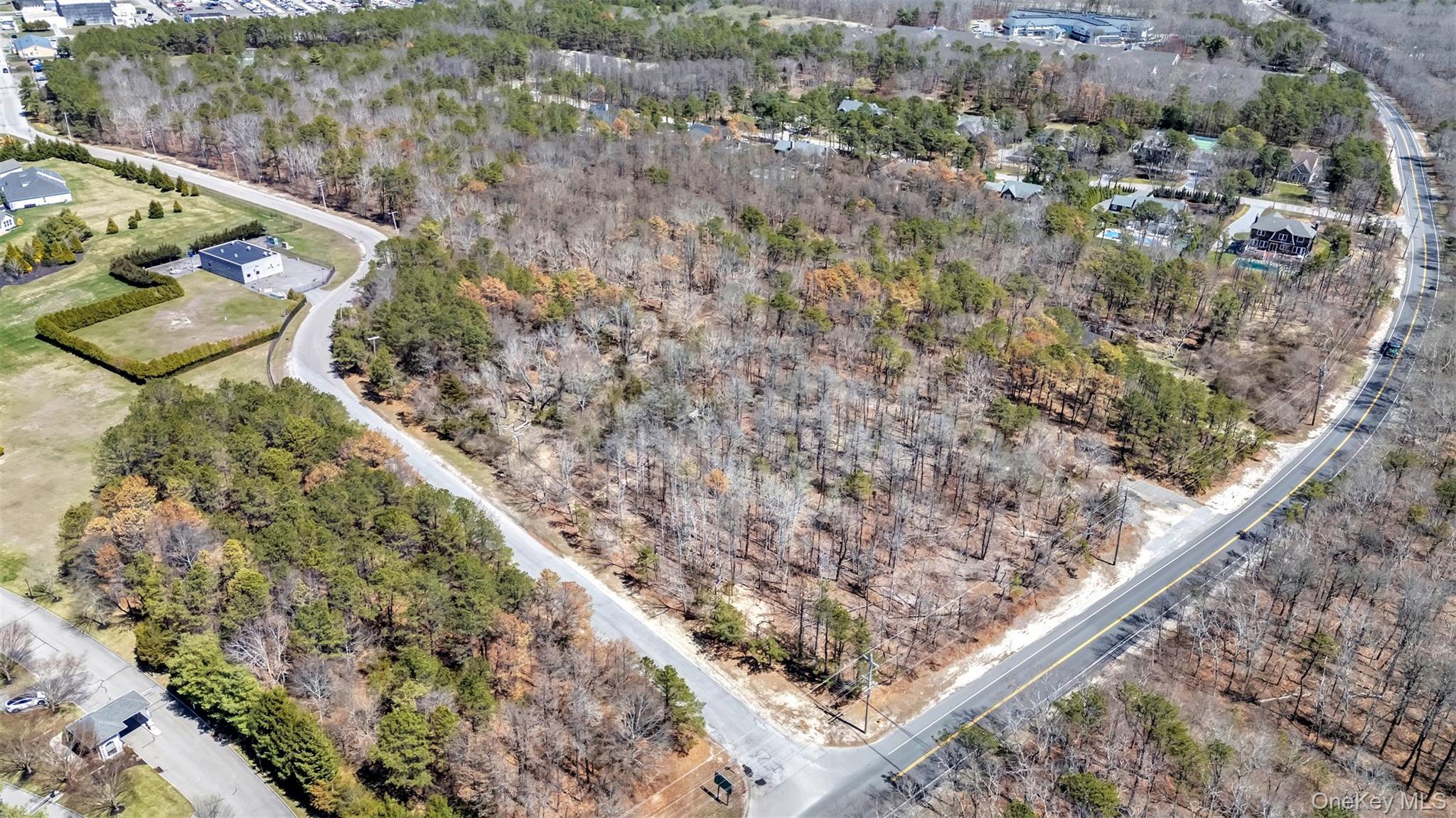 98 Old Country Road Westhampton, NY 11977 - Photo 2 of 11 Drone / aerial view