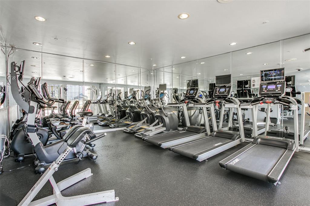 3225 Turtle Creek, Unit 719 Dallas, TX 75219 - Photo 23 of 24 a view of a room with gym equipment