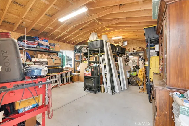 a view of storage and utility room