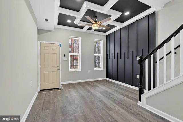 wooden floor in an empty room