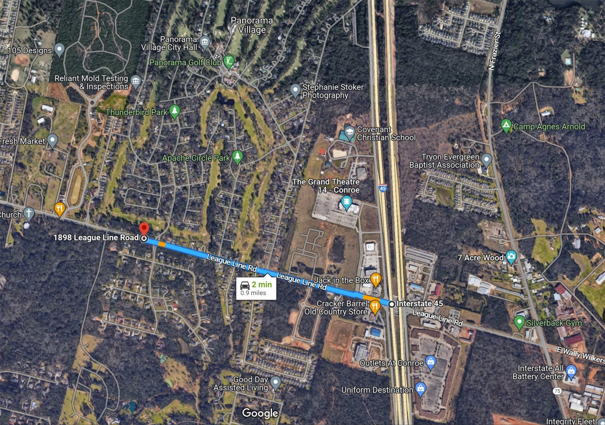 0 League Line Road Conroe, TX 77304 - Photo 11 of 11 a picture of street view