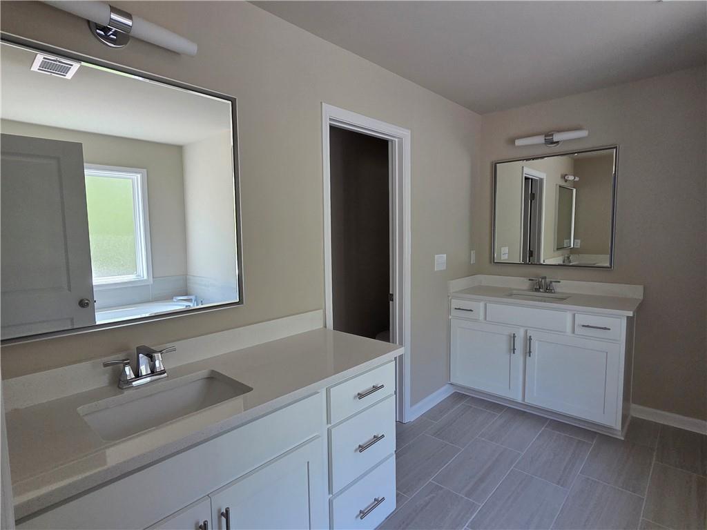 293 Meadows Drive Bethlehem, GA 30620 - Photo 32 of 34 a bathroom with a sink and a mirror
