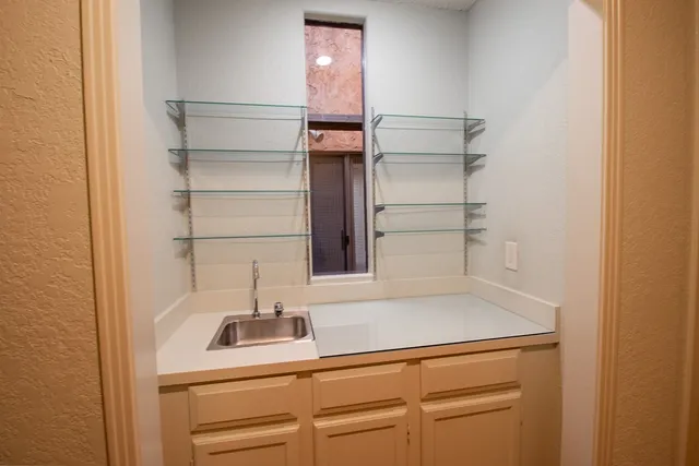 a view of empty room