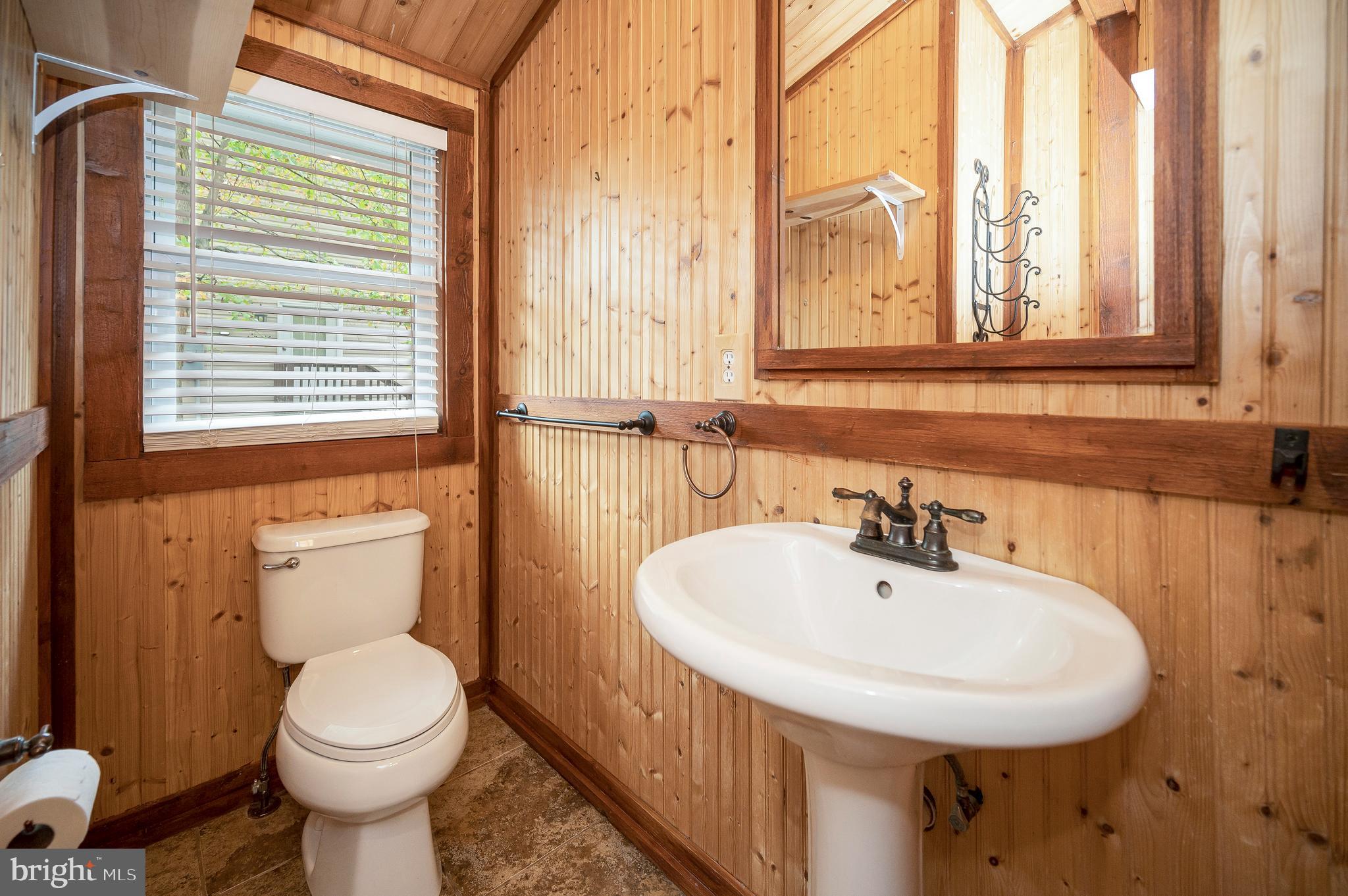 4239 Lakeview Parkway Locust Grove, VA 22508 - Photo 28 of 65 a bathroom with a toilet a sink and a mirror